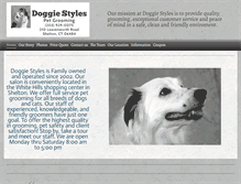 Tablet Screenshot of doggiestylesgrooming.com